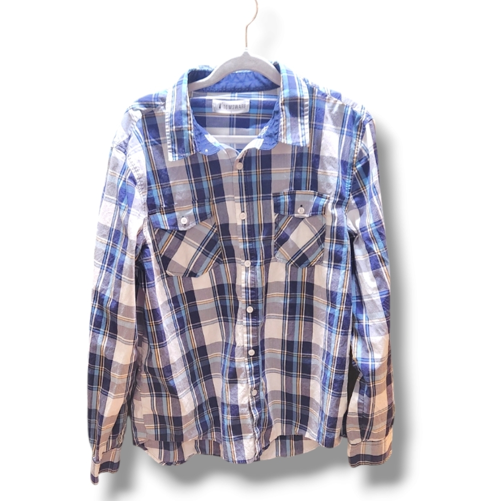 Tomsware Men's long sleeve button down